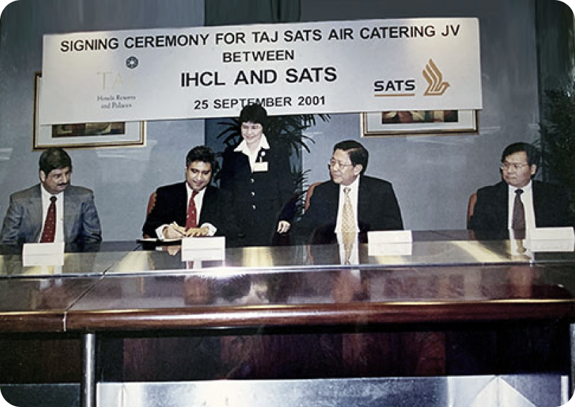 TajSATS emerged as the leader in airline catering and a top player in institutional catering