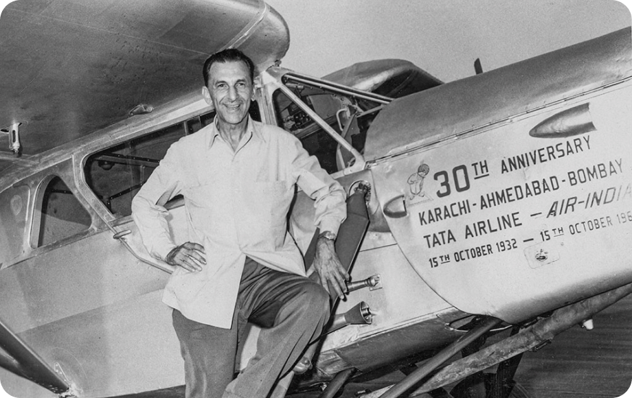 Mr. JRD Tata was passionate about flying and aviation